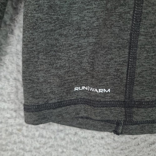 Saucony Sweater Mens Xl 1/4 Zip Gray Thumb Holes Pullover - Picture 5 of 10