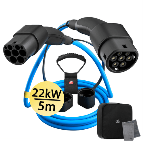 Type 2 to Type 2 EV Charging Cable 22kW/7kW 5M/7M 32A 1/3Phase for Electric Car - Picture 13 of 16