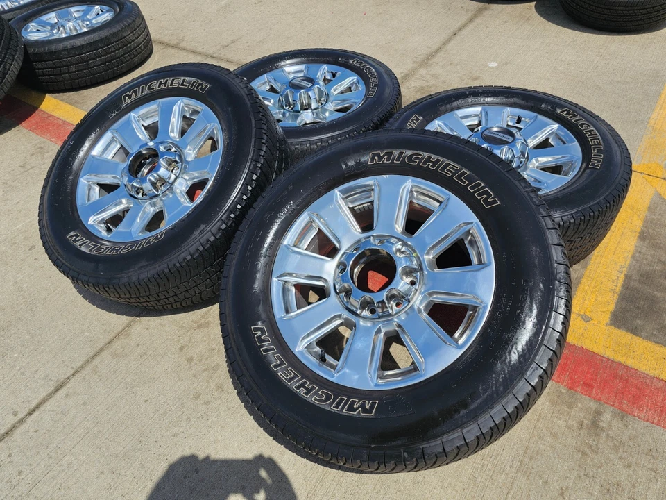 Llantas 20" Ford F-250 F-350 Platinum OEM 10103 neumáticos Michelin A/T2 Foto 3 de 4
