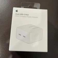New Apple A2579 35W Dual USB-C Port Compact Power Adapter Sealed Box