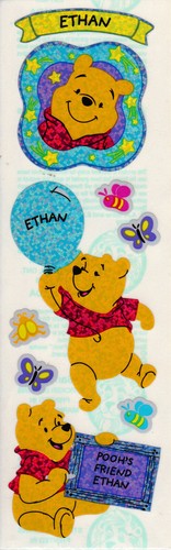 Sandylion Winnie the Pooh Name Stickers - *Letter E* SUPER RARE- RETIRED DESIGNS - Picture 8 of 8