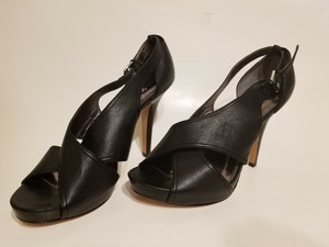 black strappy heels size 11