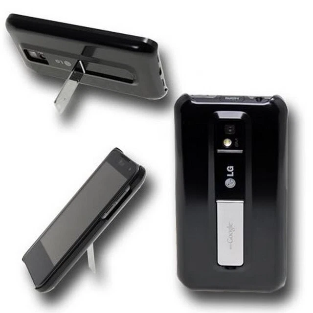 Lg Custodia Originale Hard Cover Cch-120 Back Case Per Lg Optimus Dual P990 Nera - Immagine 2 di 4