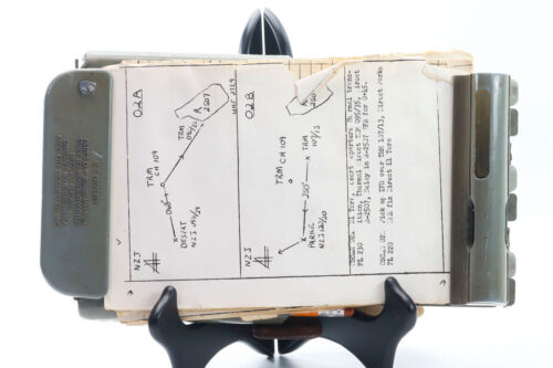 Piloten Clip Board Mark 2A Kniebrett 1977 Flugpläne MCAS El Toro 29 Handflächen - Bild 1 von 19