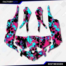 Nebula Distressed Camo Graphics kit fits Yamaha YXZ 1000R 2019-2024 Decals