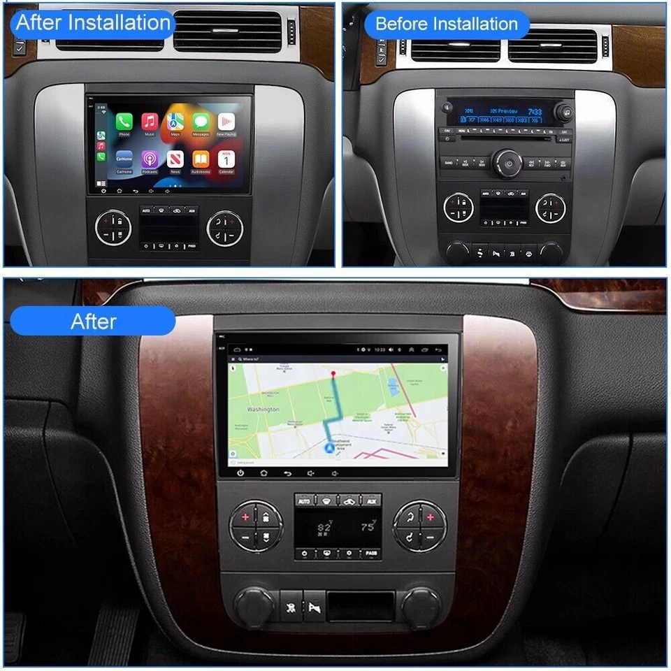 7" Android 12 Car Stereo Radio GPS For GMC Chevrolet Chevy Yukon Sierra Acadia l Foto 4 de 4