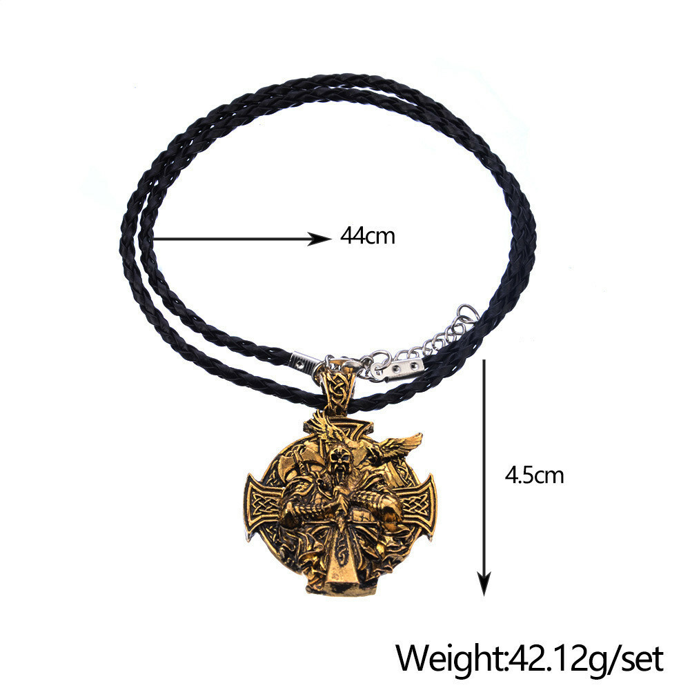 Collana Con Ciondolo Di Cristallo Runico Vichingo Elfo - Foto 5