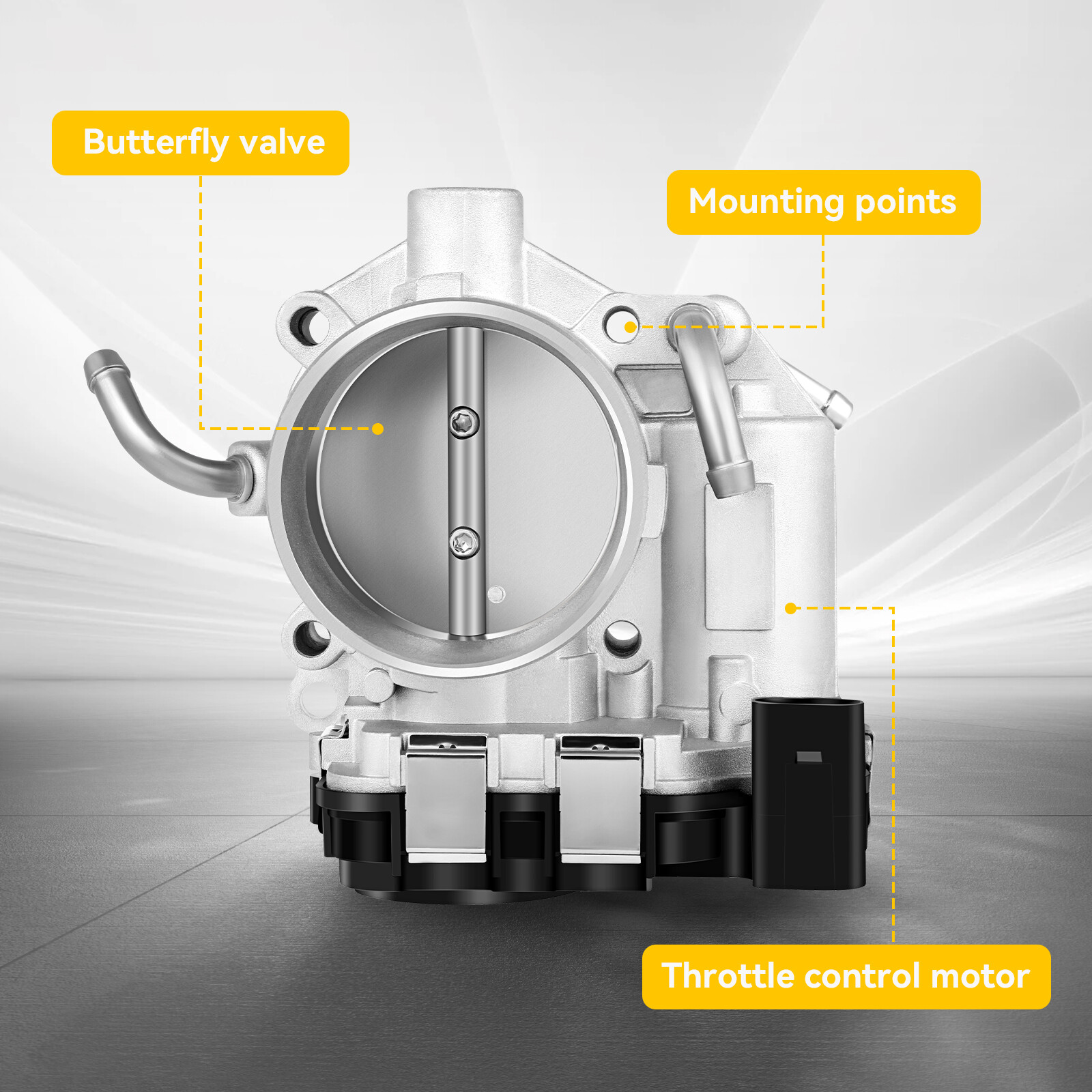 New Throttle Body For Volkswagen Jetta Beetle Rabbit 2.5L 2006 2007 ...