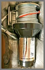 Jet 182085 electric Cable Winch EW-30A 7/32 x 40 12VDC 1.3HP