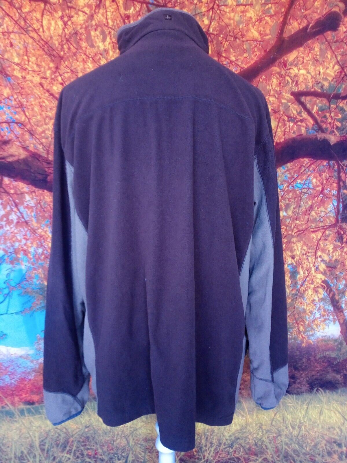 Mountain Warehouse grey polyester half zip Sweats… - image 4