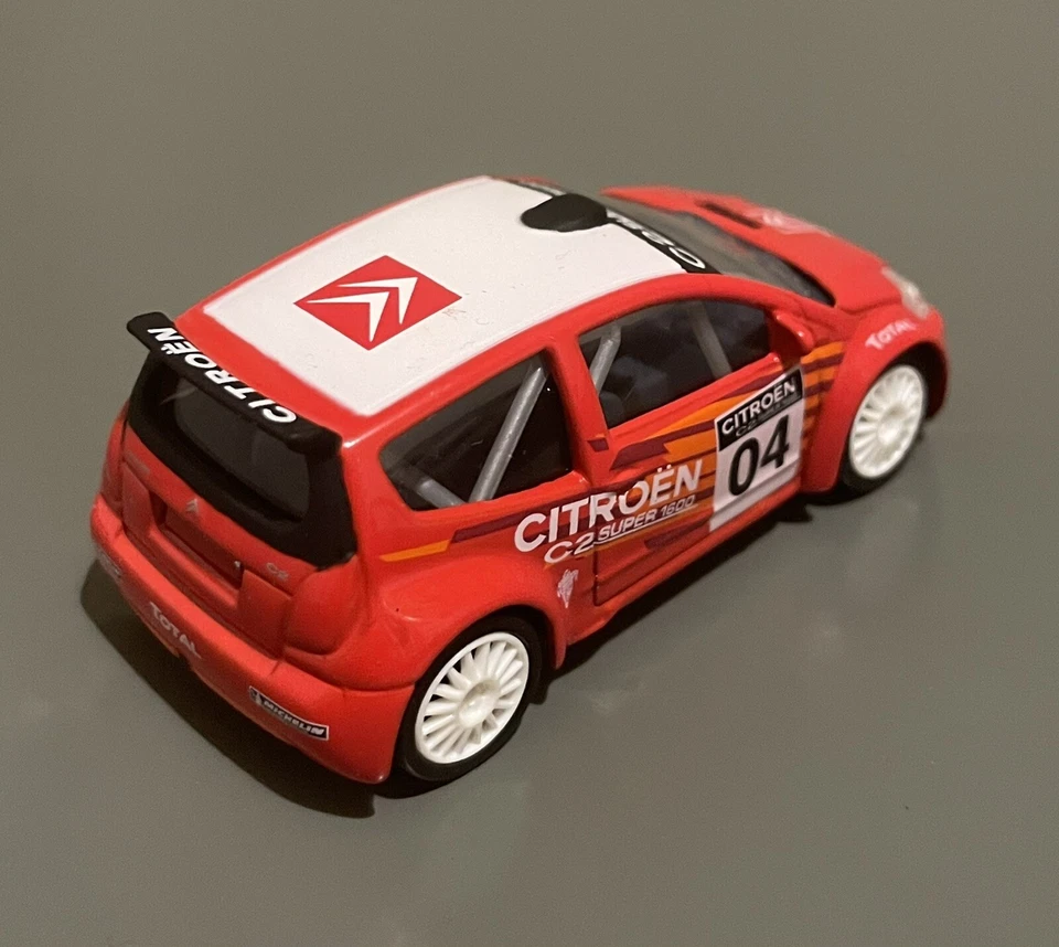 Modellino Norev Citroen C2 Super 1600 Rally S1600 1/55 3 inches Nuovo Senza Box - Immagine 3 di 4