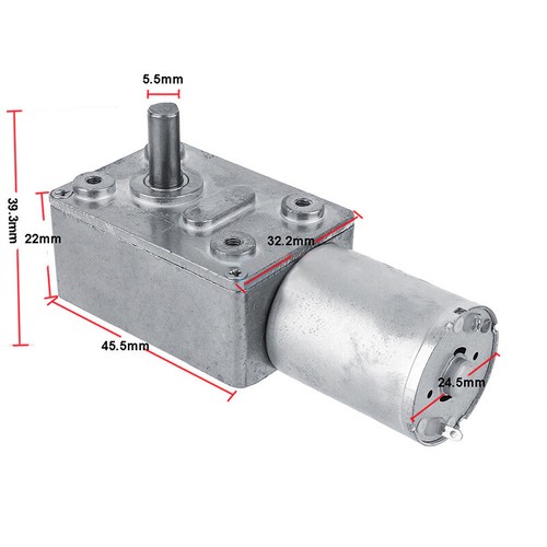 Schneckengetriebe Motor DC 12V Hohes Drehmoment Getriebemotor 2RPM-100RPM - Picture 12 of 22