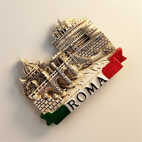 Italien Rom Sammlerstück Tourist Tourismus Souvenir Harz Kühlschrankmagnet Handwerk Geschenk - Bild 2 von 5