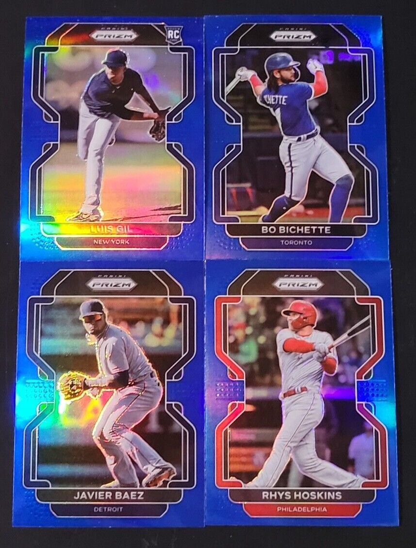 2022 Panini Prizm Baseball BLUE PRIZMS with Rookies You Pick the Card
