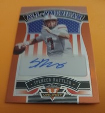 2022 Spencer Rattler Leaf Valiant All-American ORANGE AUTO South Carolina (7/25)