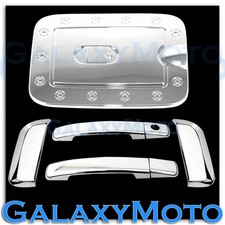 Chrome 4 Door Handle Wo Passenger Keyholegas Cover For 08-12 Nissan Pathfinder