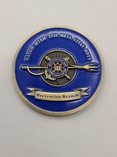 Marine Prevention Branch U.S Coast Gaurd Yorktown Training Center Challenge Coin