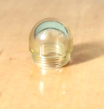 VTG Hot Rod Dashboard Indicator Light Lens CLEAR w Light Yellowing (16 x 16mm)