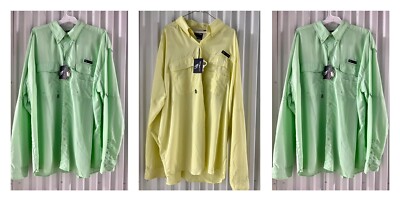 3x Spicy Tuna 3XL Long Sleeve Fishing Shirts - NWT MSRP $50/each