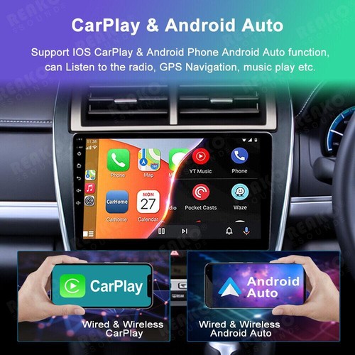 Tesla style 10.1'' For Toyota Camry 2012 2013 2014 Car Stereo GPS Radio CarPlay - Picture 5 of 6