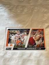 2021 PANINI SCORE FOOTBALL COLLEGIATE CHAMPIONS #CC10 TREVOR LAWRENCE RC NM/M