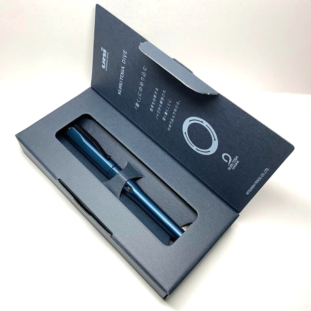 Uni Kuru Toga Dive 0.5mm Mechanical Pencil M5-5000 Abyss Blue