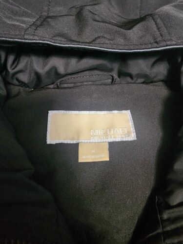 Giacca cappotto Michael Michael Kors donna con cappuccio impermeabile anorak nero medio - Foto 4 di 14