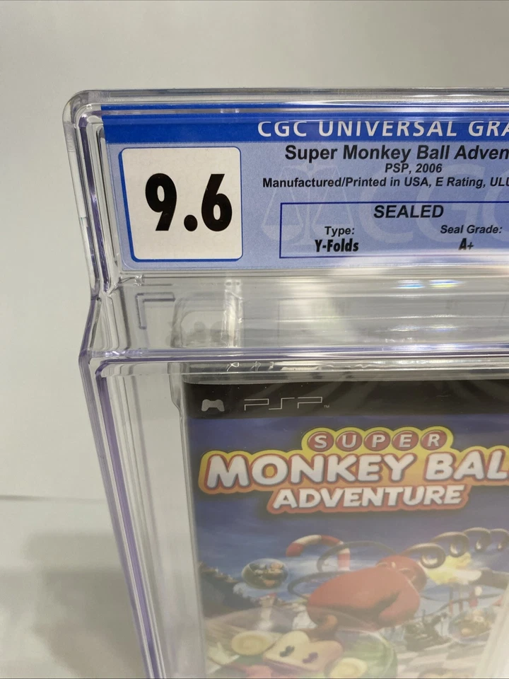9.6 A+ SEALED Super Monkey Ball Adventure CGC POP 1 (Sony NEW PSP, 2006) - Image 2 of 4