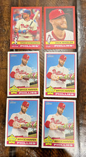 LOT - 2025 Topps Heritage Baseball - PHILLIES RED SCHWARBER/HARPER/FATHER SON +