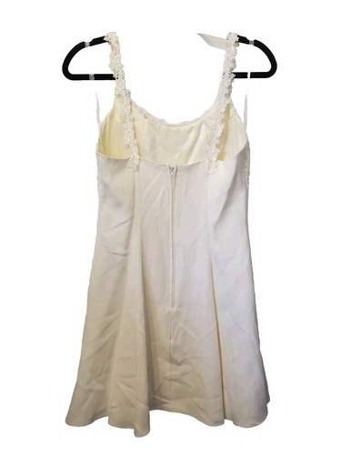 Vintage The White House Ivory Evening Dress Lace American Made Size Small/Medium - Picture 2 of 8