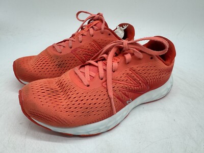 New Balance 520 V8 Athletic Sneakers Women's Orange Lace-Up Running - 8 WIDE