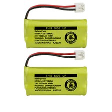 Kastar 2 Pack 2.4V 1000mAh Phone Battery for Clarity BT184342 BT284342 CPH-515D