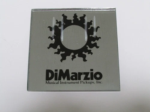 Vintage 1970's DiMarzio 4" x 4" Logo Mirror RARE!!!