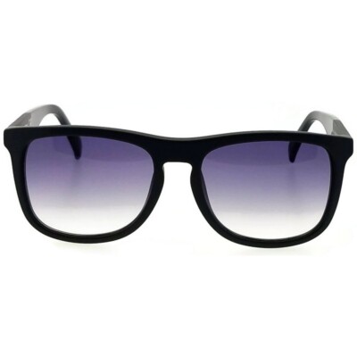 Diesel DL 0162 Col.02B Matte Black Squared Plastic Sunglasses Frame 54-17-145 LP