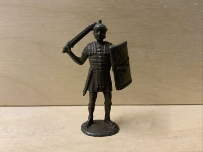 Metallfigur Römer 100-400 n.Chr. Legionär Brüniert 1977 Üei
