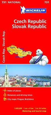 CZECH REPUBLIC, SLOVAK REPUBLIC (MICHELIN NATIONAL MAPS) **BRAND NEW**