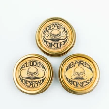 Death Grip Mustache Wax Trio Extra Strong Hold Strong Hold Medium Hold 1oz Each