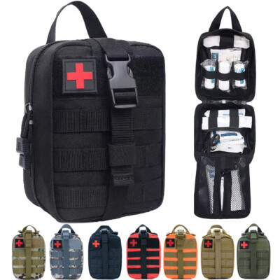 Tactical First Aid Pouch Molle EMT Pouches Military Bag Outdoor