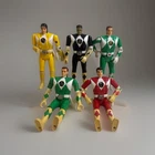 Vintage Auto Morphin Head Flip Power Ranger Figures 1993 Lot Of 5