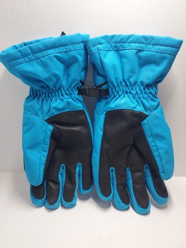 Spyder Woman's L/XL Insulated Winter Ski Gloves Blue /Black - Picture 4 of 6