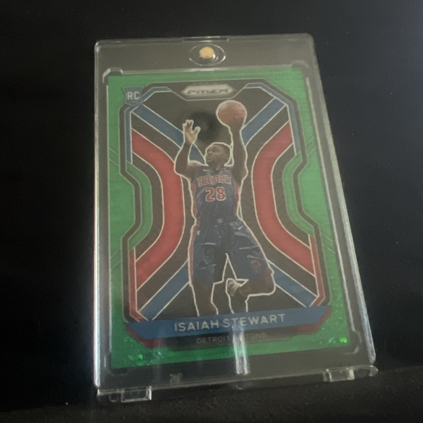 Isaiah Stewart 2020-21 Panini Prizm Green pulsar 24/25  #254 RC