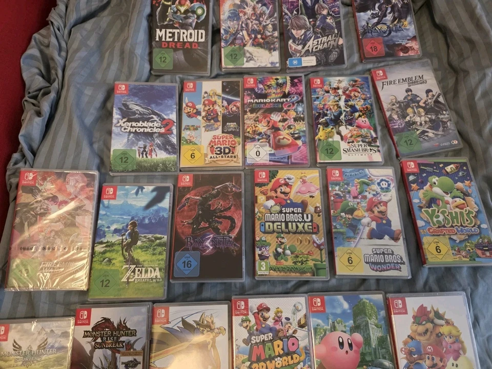 Nintendo Switch, Spielekonvolut, Sammlung