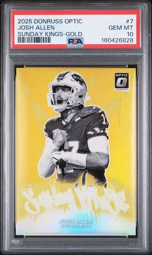 2025 Optic Josh Allen Gold (PSA 10)