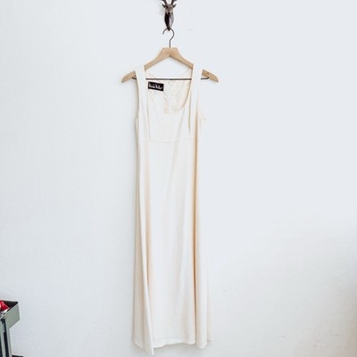 Nicole Miller Women's Cream Sleeveless Maxi Dress Size 12 | eBay