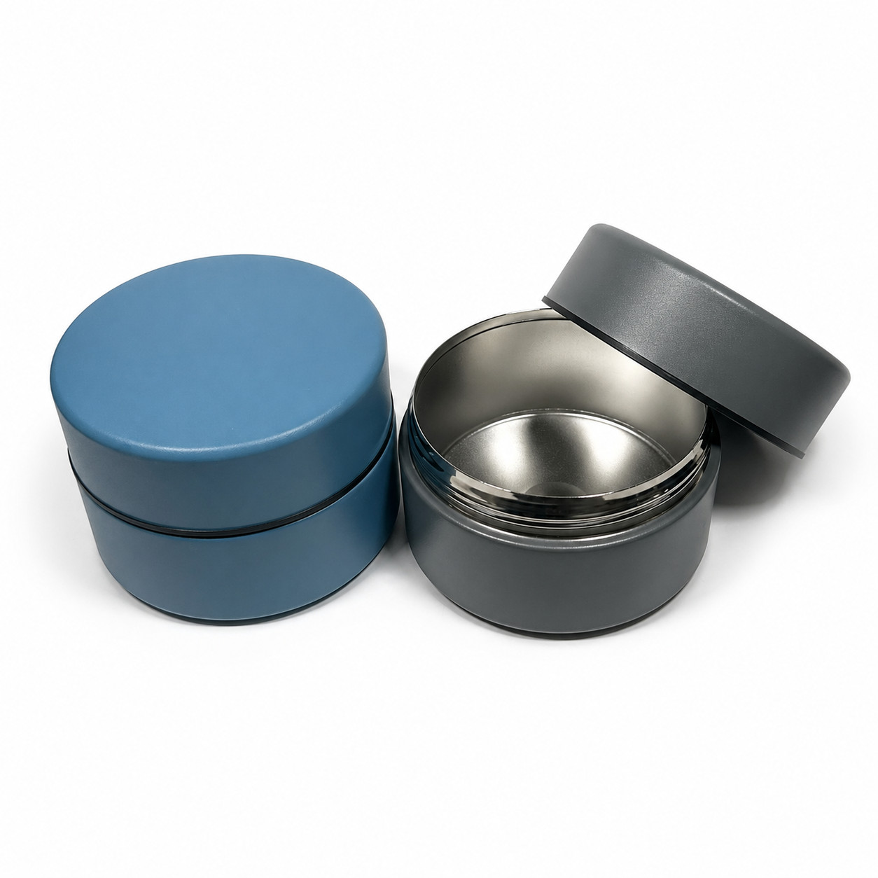 2x Thermobehälter für Essen - Edelstahl 500ml Thermo Lunchbox isoliert kalt warm