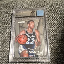 Panini 2014-15 Prizm Elgin Baylor #198 Los Angeles Lakers BGS Graded
