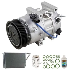 For Hyundai Sonata 2012 2013 2014 A/C Kit w/ AC Compressor Condenser & Drier GAP