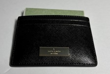 KATE SPADE SAFFIANO LEATHER SLIM CARD HOLDER CASE BLACK NWOT