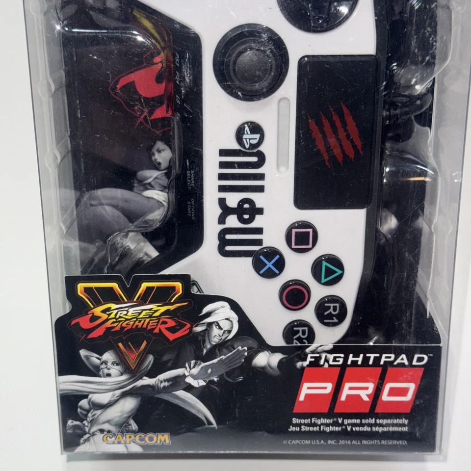 Mad Catz Street Fighter V FightPad PRO For PlayStation 3 & 4 PS3 PS4 New NIB - Image 3 of 4