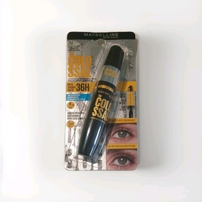 Maybelline Colossal Up To 36 Hour Waterproof Mascara #212 Very Black NEW SEALED
